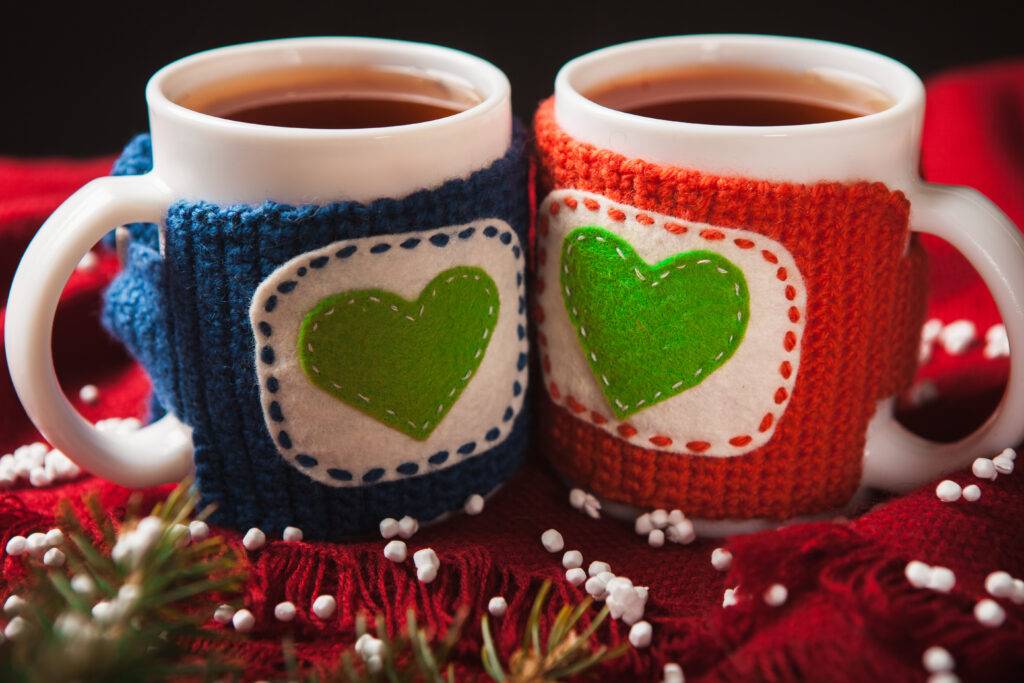 Two warm cups